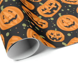 Papier Cadeau Jack-o'-lantern