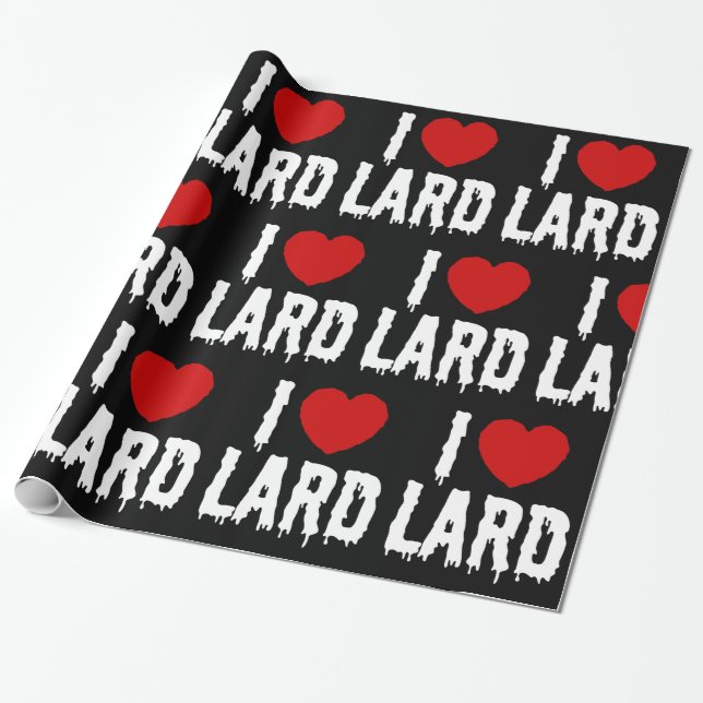 PAPIER CADEAU J'ADORE LE SUIF (Déroulé)