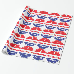 Papier Cadeau J'ai déchiré aujourd'hui
