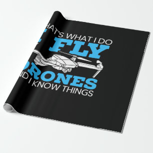 Papier Cadeau J'Ai Volé Des Drones