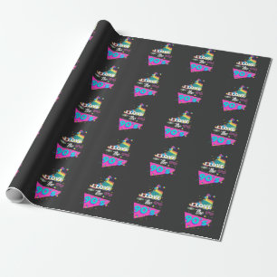 Papier Cadeau J'aime le costume rétro des années 90