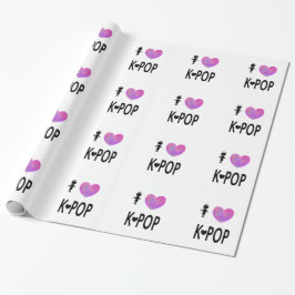 Papier Cadeau J'aime le K-bruit