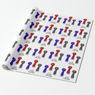 Papier Cadeau J'Aime Les Écharpes !