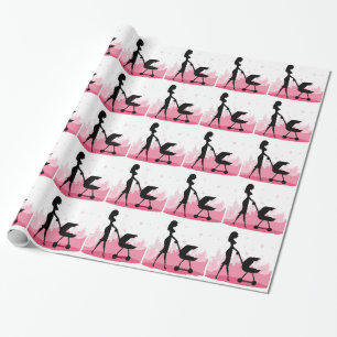 Papier Cadeau j'aime maman