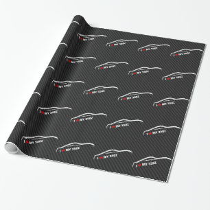 Papier Cadeau J'aime mon 350Z