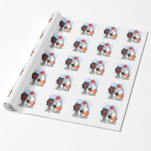 Papier Cadeau Jambon et Noël porcin