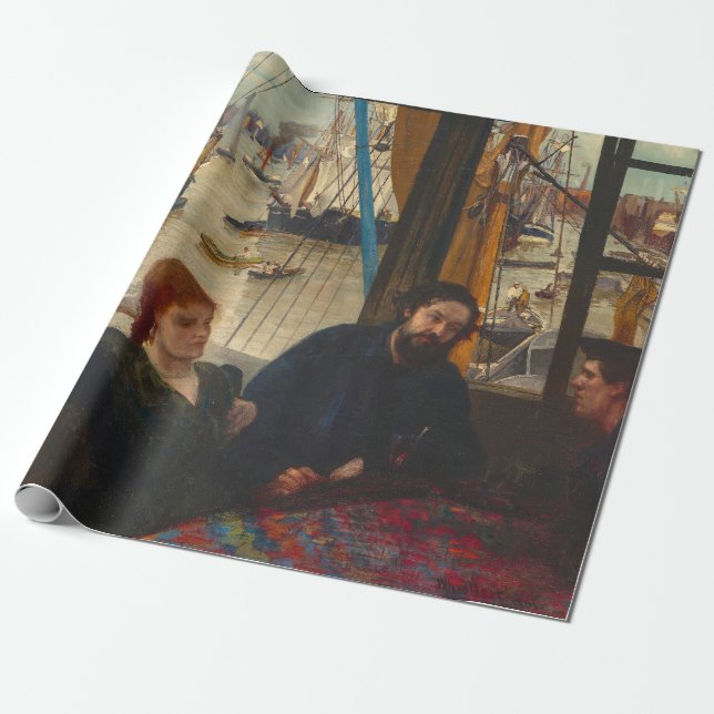 Papier Cadeau James Whistler - Wapping (Déroulé)