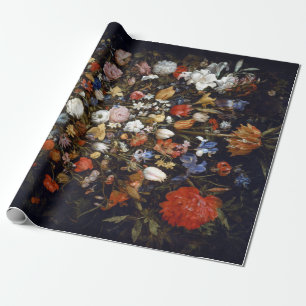 Papier Cadeau Jan Brueghel, l'aîné des fleurs dans un bateau en