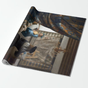 Papier Cadeau Jan Vermeer L'art de la peinture