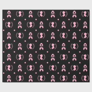 Papier Cadeau Jane Austen Pink Ribbon Wrapper Papier