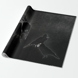 PAPIER CADEAU JAPONAIS D'ENCRE SUMI SUR LE BOUTEILLE DE CADEAU N
