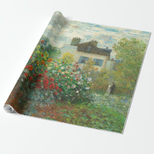 Papier Cadeau Jardin d'artistes de Monet à Argenteuil Peinture