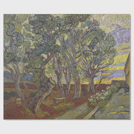 Papier Cadeau Jardin de l'hôpital Vincent van Gogh de St Paul