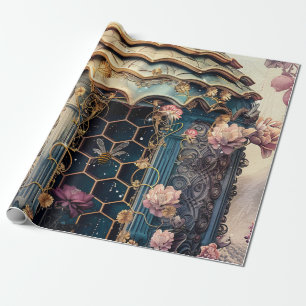 Papier Cadeau Jardin de Rêves Enchanté aux Abeilles (3)