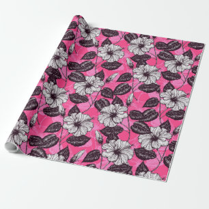 Papier Cadeau Jardin des Hibiscus 2
