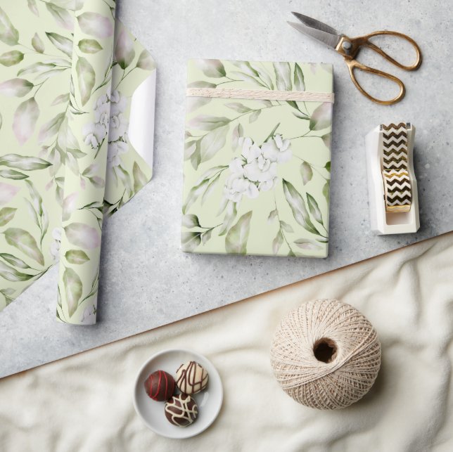 PAPIER CADEAU JARDIN DES PLATS VERTS (Artisanat)