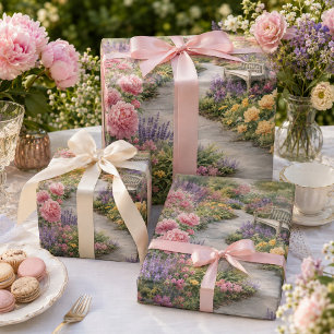 Papier Cadeau Jardin Floral Anglais