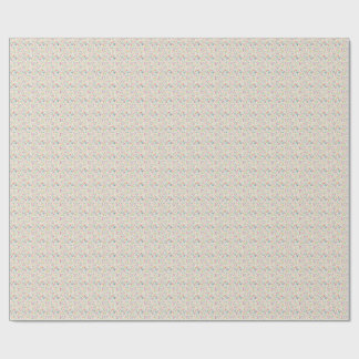Papier Cadeau Jardin Floral de Fleurs Sauvages de Printemps