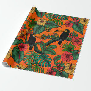 Papier Cadeau Jardin toucan