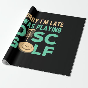 Papier Cadeau Je Jouais À Disk Golf
