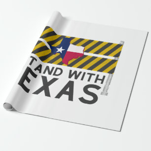 Papier Cadeau Je Me Trouve Avec Le Texas