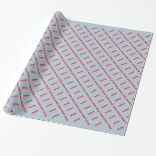 Papier Cadeau Je ne suis pas le Père Noël