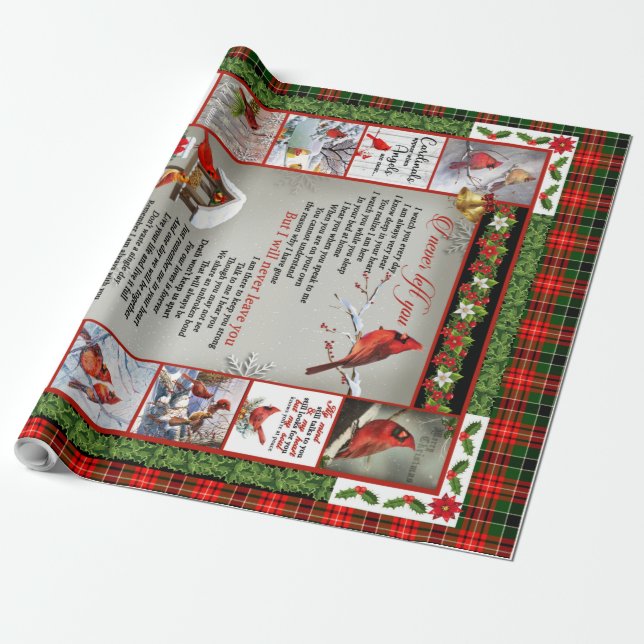 Papier Cadeau Je Ne T'Ai Jamais Laissé, Couverture Cardinale De  (Déroulé)