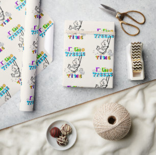 Papier Cadeau Je peux geler le temps