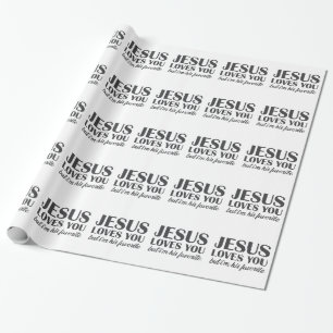 Papier Cadeau Je suis favori de Jésus