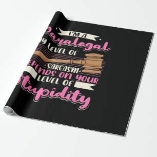 Papier Cadeau Je Suis Parajuridique