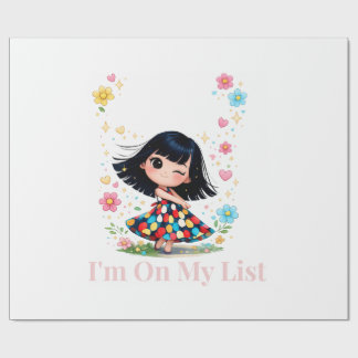 Papier Cadeau Je suis sur ma liste — Prendre soin de soi