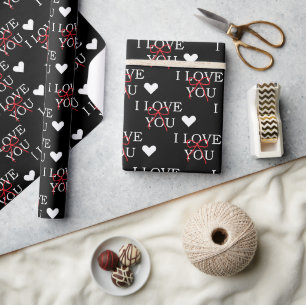 Papier Cadeau Je t'aime