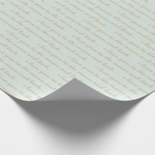 Papier Cadeau Je t'aime sur la lune et le dos