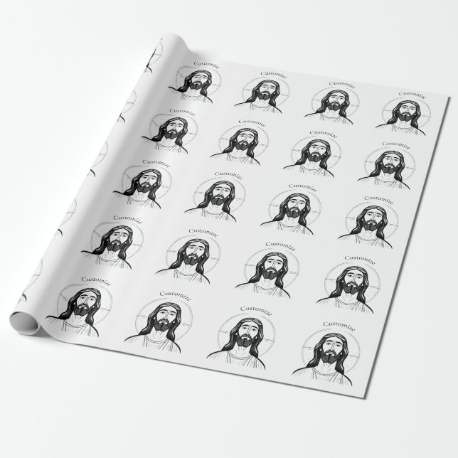 Papier Cadeau Jésus-Christ Thunder_Cove (Déroulé)