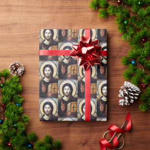 Papier Cadeau Jésus Icon catholique