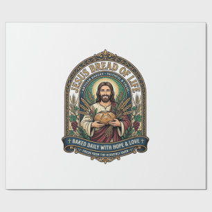 Papier Cadeau Jésus Pain De Vie Jésus Pain Vie Boulangerie Chris