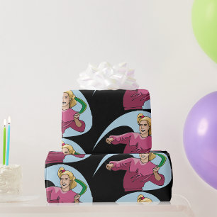 Papier Cadeau Jeter Un Boomerang