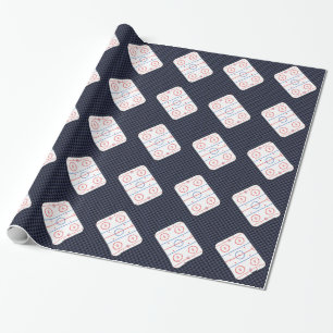 Papier Cadeau Jeu de hockey Compagnon de fibre de carbone style