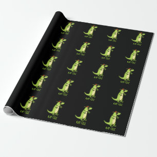 Papier Cadeau Jeu de Lizard en tissu de rap amusant en reptile g