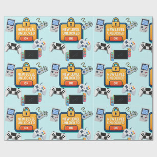 Papier Cadeau Jeu vidéo multiplateforme