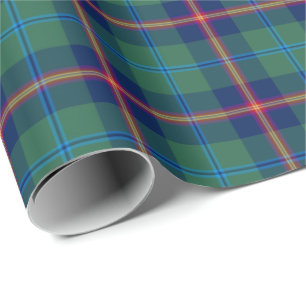 Papier Cadeau Jeune tartan de clan
