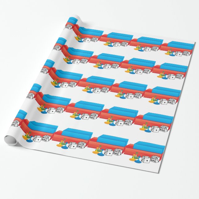 Papier Cadeau Jeux de société (Déroulé)