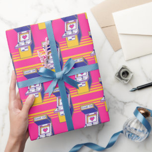 Papier Cadeau Jeux vidéo Arcade