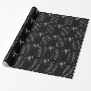 Papier Cadeau JFK & Célèbre citation à propos d'Israël