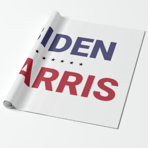 Papier Cadeau Joe Biden et Kamala Harris (élection américaine de