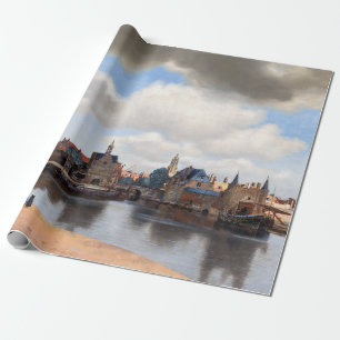 Papier Cadeau Johannes Vermeer - Vue de Delft