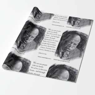 Papier Cadeau John Lewis & Citation Portrait Belle 
