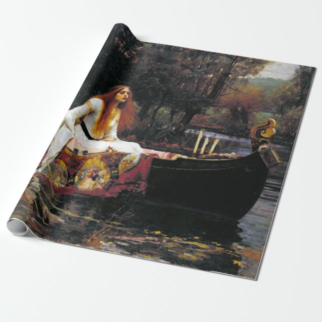 Papier Cadeau John William Waterhouse La Dame de Shalott (Déroulé)