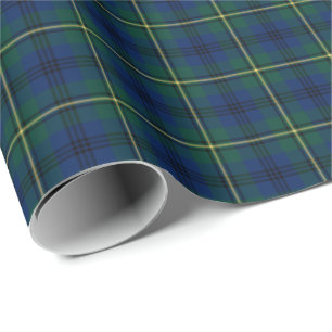 Papier Cadeau Johnston Clan Tartan