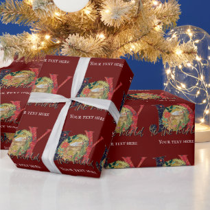 Papier Cadeau Joie À La Nativité Mondiale